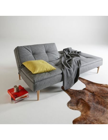 Divano letto una piazza e mezza design scandinavo 210 cm Dublexo