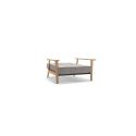 Poltrona design scandinavo in tessuto o velluto SplitBack Frej - 521 Mixed Dance Grey