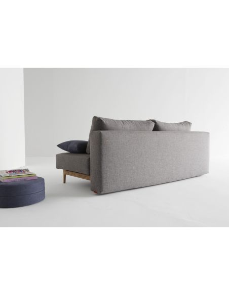 Divano letto 2 posti design moderno in tessuto 200 cm Trym Divano letto 2 posti design moderno in tessuto 200 cm Trym