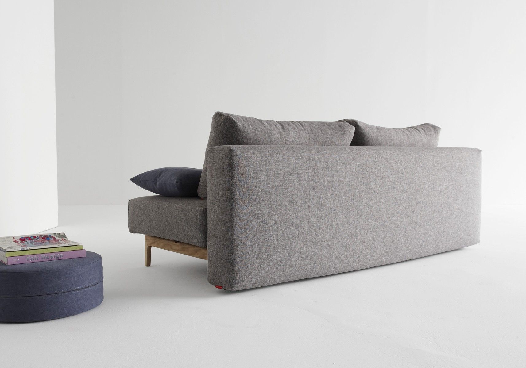 Divano letto 2 posti design moderno in tessuto 200 cm Trym