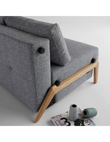 Divano letto Cubed matrimoniale trasformabile salvaspazio 140 cm