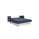 Divano letto Cubed Arm con braccioli convertibile salvaspazio 140 cm