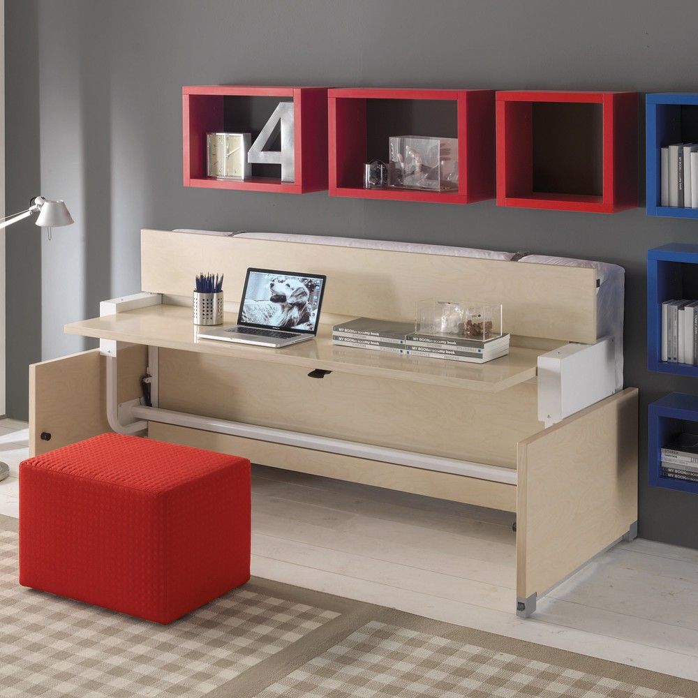 Letto E Scrivania A Scomparsa