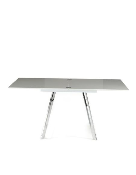 Tavolo quadrato allungabile a libro con gambe in metallo e piano in MDF fino a 170 cm Dabol Tavolo quadrato allungabile a libro con gambe in metallo e piano in MDF fino a 170 cm Dabol
