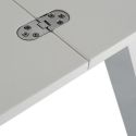 Tavolo quadrato allungabile a libro con gambe in metallo e piano in MDF fino a 170 cm Dabol