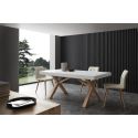 Tavolo da pranzo allungabile 360 cm in massello di frassino Drammen