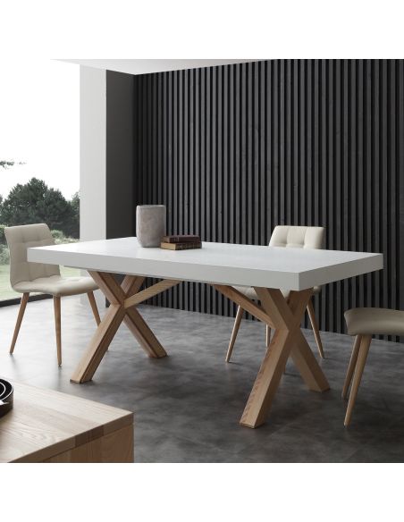 Tavolo da pranzo allungabile 360 cm in massello di frassino Drammen Tavolo da pranzo allungabile 360 cm in massello di frassino Drammen