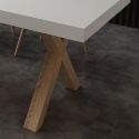 Tavolo da pranzo allungabile 360 cm in massello di frassino Drammen