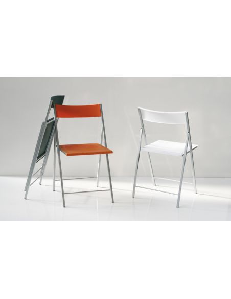 Set sedie pieghevoli in metallo e plastica Sooner Set sedie pieghevoli in metallo e plastica Sooner