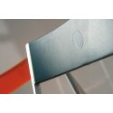 Set 6 sedie pieghevoli in metallo e plastica Sooner