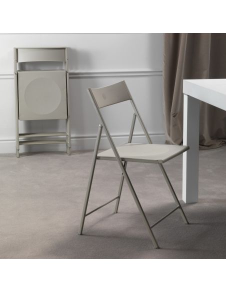Set sedie pieghevoli in metallo e plastica Sooner Set sedie pieghevoli in metallo e plastica Sooner