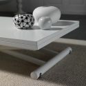 Tavolino da salotto trasformabile in tavolo da pranzo 110x140 cm Mind