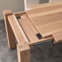 Tavolo da pranzo allungabile in legno massello fino a 260 cm Woods