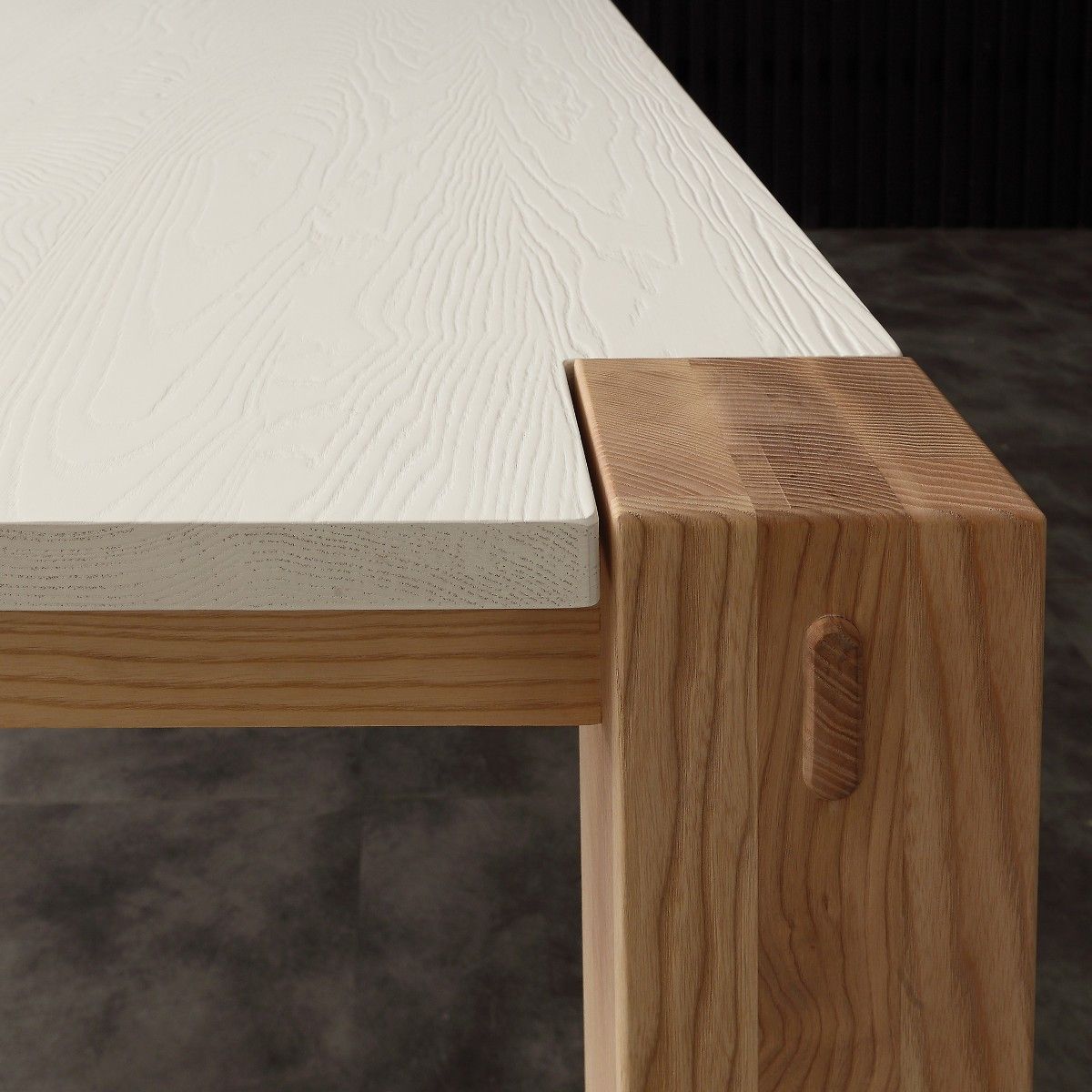 Tavolo Allungabile In Legno Massello Laccato Bianco Woods Bic