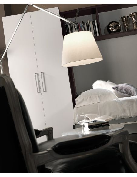 Letto matrimoniale o francese a scomparsa apertura orizzontale Traverso