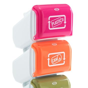 Mobile pattumiera per raccolta differenziata a colonna Dermot 2