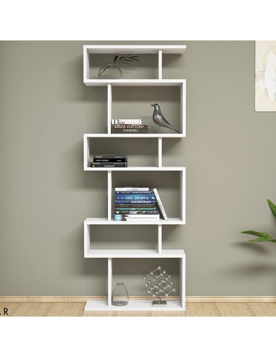 Floyd libreria a giorno a colonna per soggiorno 60 x 150 cm for Libreria soggiorno design