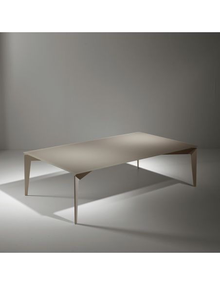Nick tavolino da salotto design scandinavo in acciaio e vetro Nick tavolino da salotto design scandinavo in acciaio e vetro