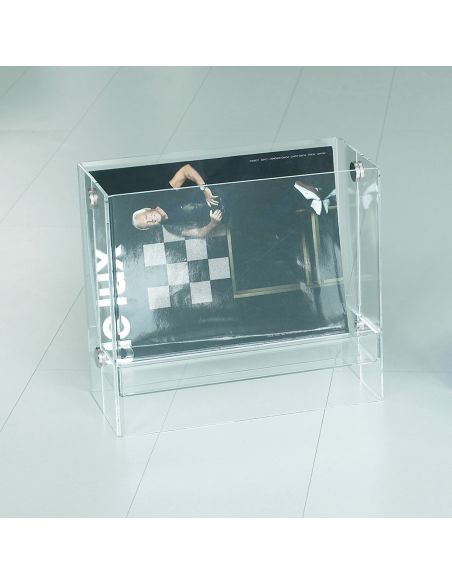 Portariviste in plexiglass Bibai design moderno