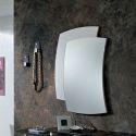 Specchio da parete con cornice in legno 60 x 85 cm Yannick