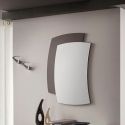 Specchio da parete con cornice in legno 60 x 85 cm Yannick