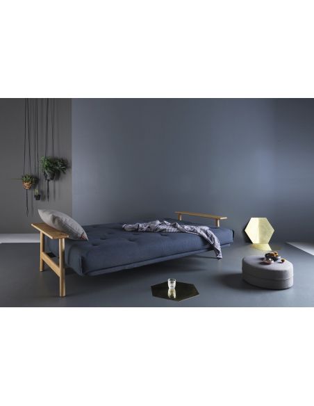 Divano letto Balder regolabile materasso a molle - 528 Mixed Dance Blue