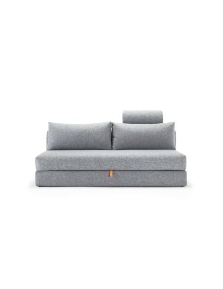 Divano letto matrimoniale con contenitore per uso quotidiano Osvald - 565 Twist Granite