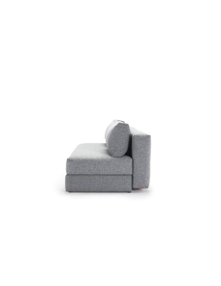Divano letto matrimoniale con contenitore per uso quotidiano Osvald - 565 Twist Granite