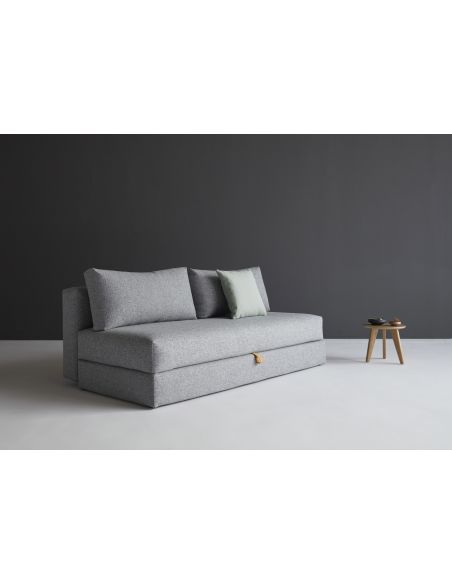 Divano letto matrimoniale con contenitore per uso quotidiano Osvald - 565 Twist Granite Divano letto matrimoniale con contenitore per uso quotidiano Osvald - 565 Twist Granite
