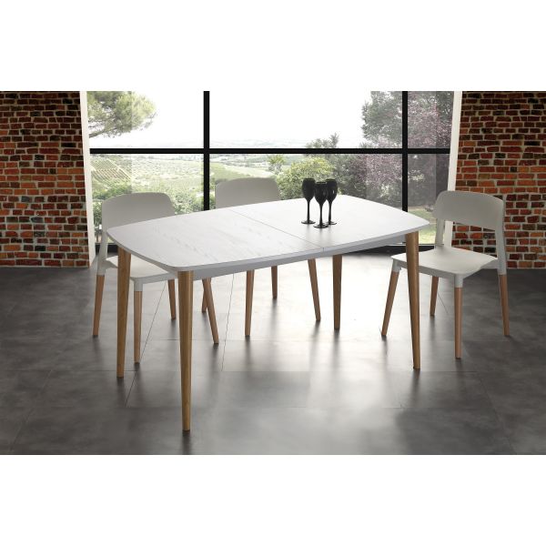Tavolo allungabile legno FREDRIC design scandinavo per Tavolo allungabile legno FREDRIC design scandinavo per