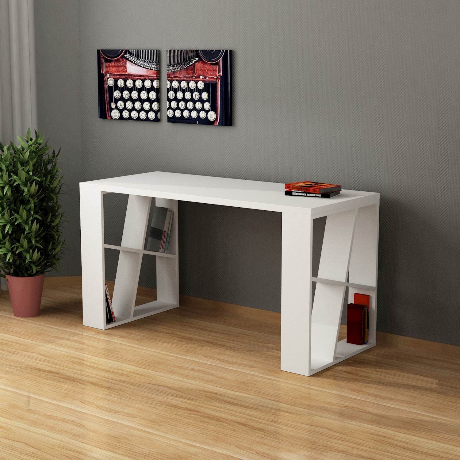 Kevin scrivania con libreria per ragazzi design moderno ... Kevin scrivania con libreria per ragazzi design moderno ...