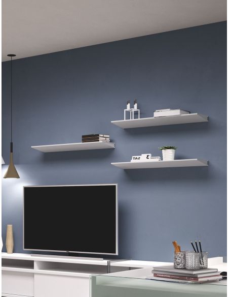 Mensola design moderno Wing in acciaio 60 cm o 90 cm Mensola design moderno Wing in acciaio 60 cm o 90 cm