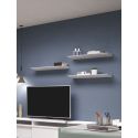 Mensola design moderno Wing in acciaio 60 cm o 90 cm