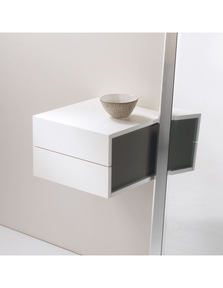 Pensile cassettiera a parete in laminato design moderno Unit Pensile cassettiera a parete in laminato design moderno Unit