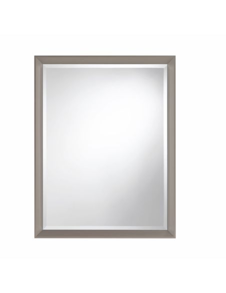 Specchio rettangolare da parete 70 x 90 cm con cornice in alluminio Vanity