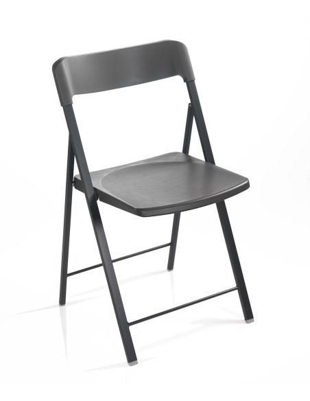 6 sedie pieghevoli salvaspazio in acciaio e plastica multicolor Gary 6 sedie pieghevoli salvaspazio in acciaio e plastica multicolor Gary