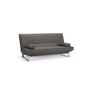 Divano letto Minimum matrimoniale reclinabile - 216 Flashtex Dark Grey