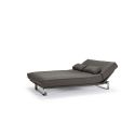 Divano letto Minimum matrimoniale reclinabile - 216 Flashtex Dark Grey