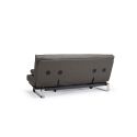 Divano letto Minimum matrimoniale reclinabile - 216 Flashtex Dark Grey