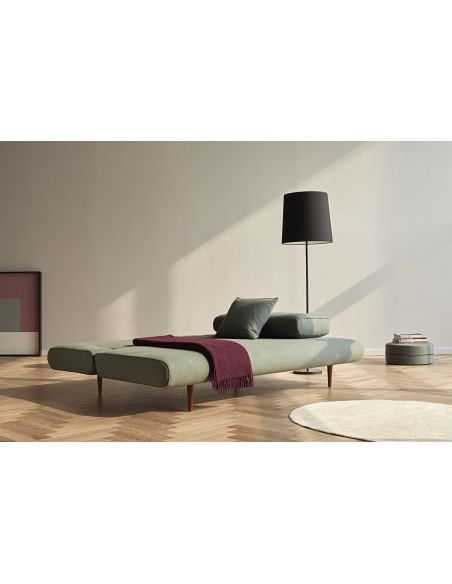Divano letto design scandinavo 140x200 cm Unfurl Lounger