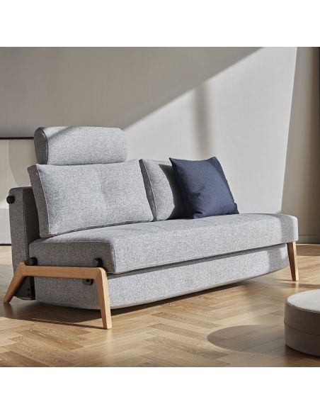 Divano letto Cubed matrimoniale trasformabile - 565 Twist Granite