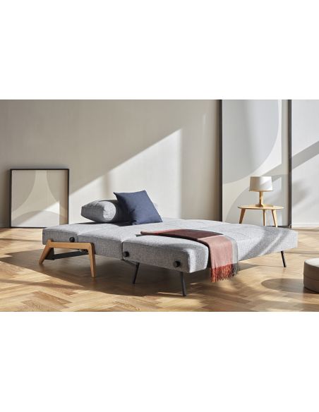 Divano letto Cubed matrimoniale trasformabile - 565 Twist Granite