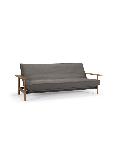 Divano letto Balder sfoderabile uso quotidiano - 216 Flashtex Dark Grey