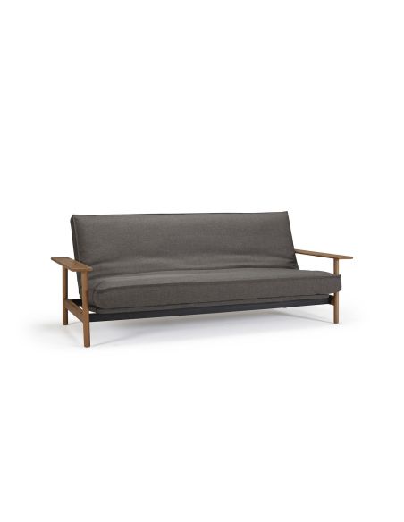 Divano letto Balder sfoderabile uso quotidiano - 216 Flashtex Dark Grey