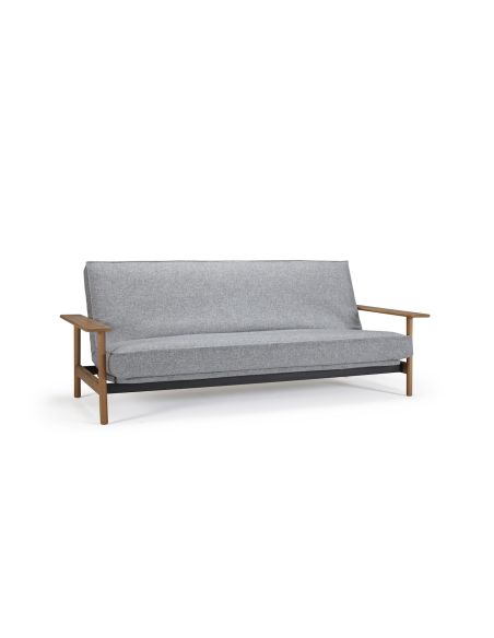 Divano letto Balder sfoderabile uso quotidiano - 565 Twist Granite