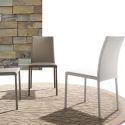 Sedie impilabili design moderno per sala da pranzo Rosalie