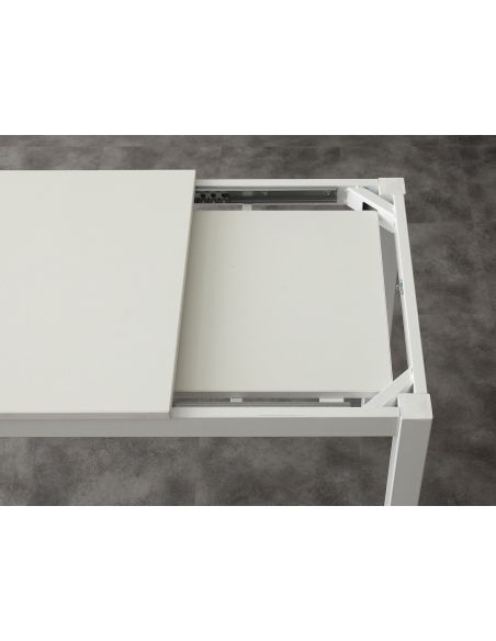 Tavolo allungabile in metallo e nobilitato 90 x 60 cm Ingmar Tavolo allungabile in metallo e nobilitato 90 x 60 cm Ingmar