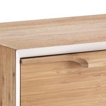 Comodino tavolino in legno massello di bambù Trimmy 2