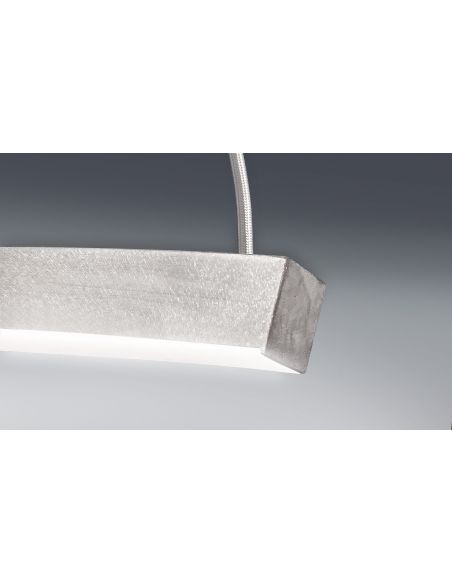 Lampadario a sospensione a LED in alluminio Curve Lampadario a sospensione a LED in alluminio Curve