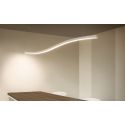 Lampadario a sospensione a LED in alluminio Curve